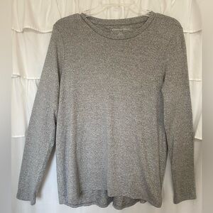Heather Gray Long Sleeve Top